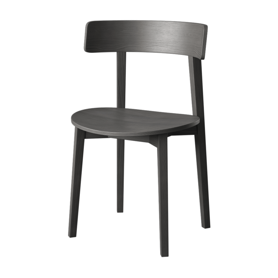 Replica Midj Block Chair Model, Black