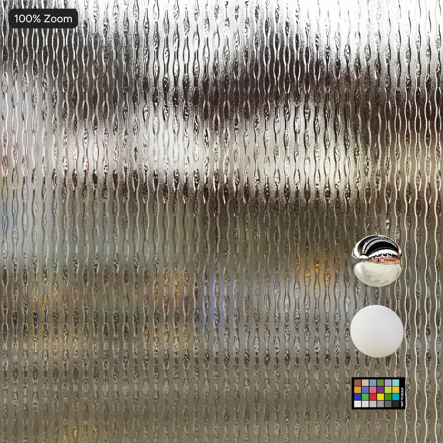 물결무늬 반투명 유리 텍스처, 투명