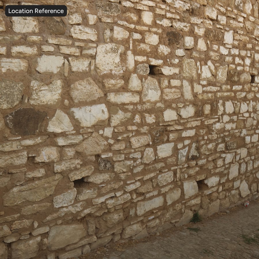 Muurtextuur van oude puinsteen