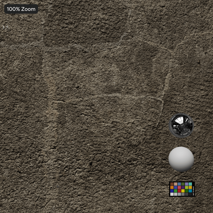 Wandtextuur van verweerd beton