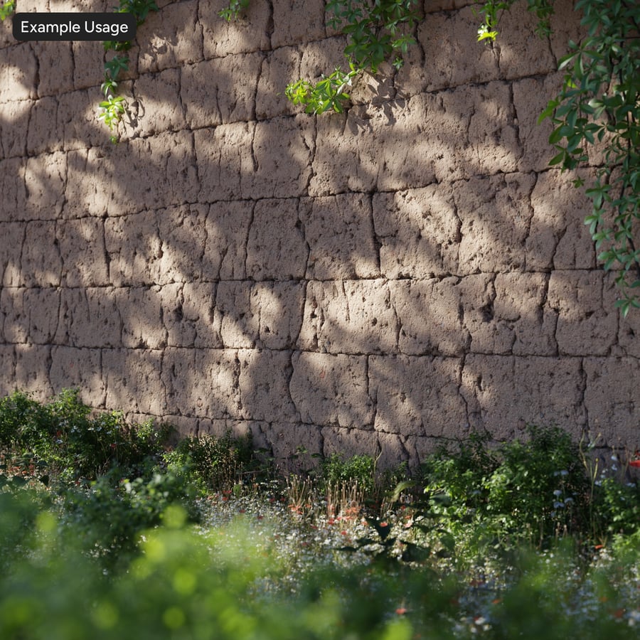 Worn Adobe Wall Texture