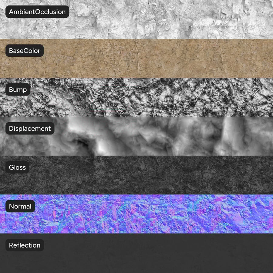Textura de penhasco esculpido, bege