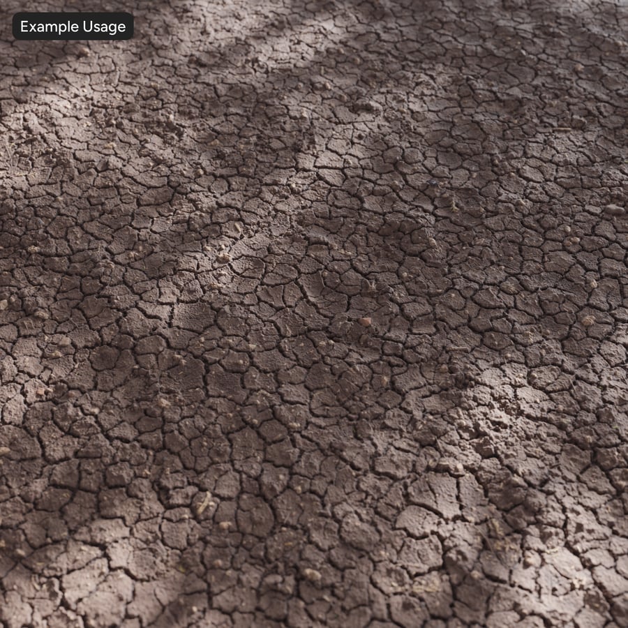 Textura de terra rachada