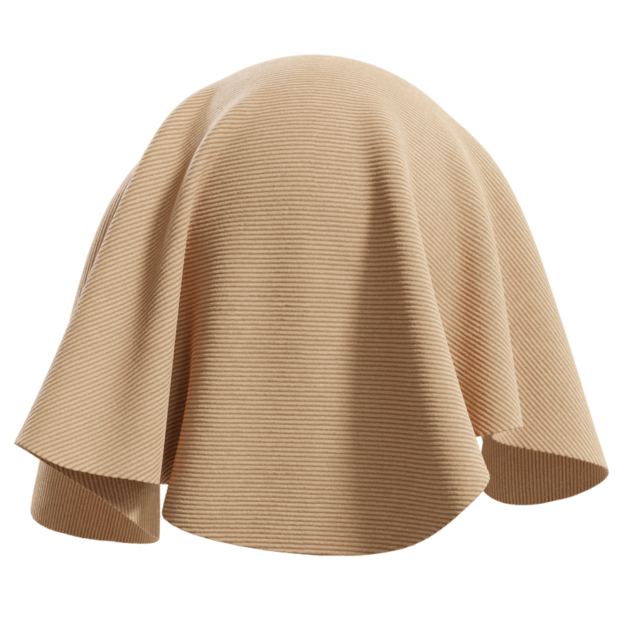 Toffee Corduroy Bedford Fabric Texture, Beige