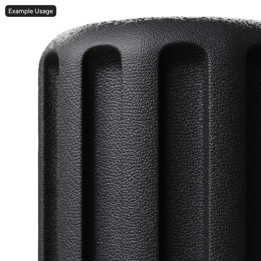Small Dots Mold Plastic Texture, Black