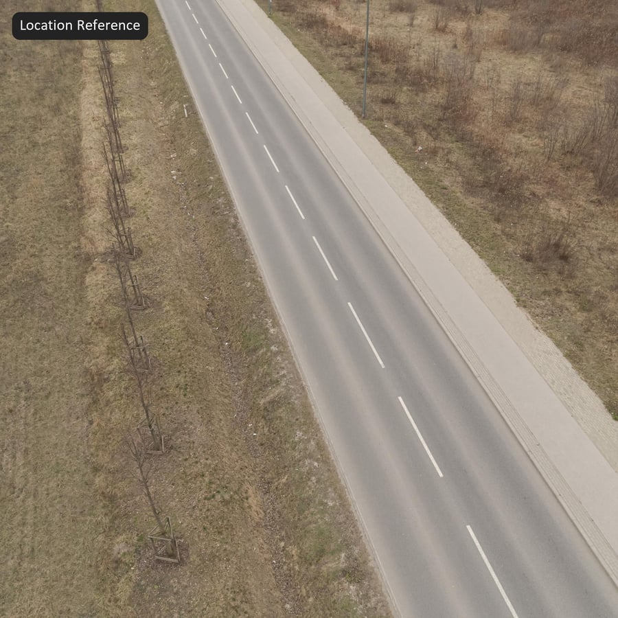 Textura jemnozrnné asfaltové vozovky, šedá