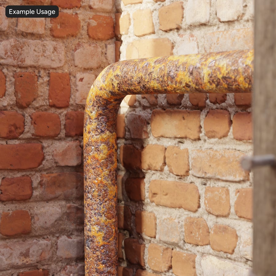 Textura de metal fortemente enferrujado