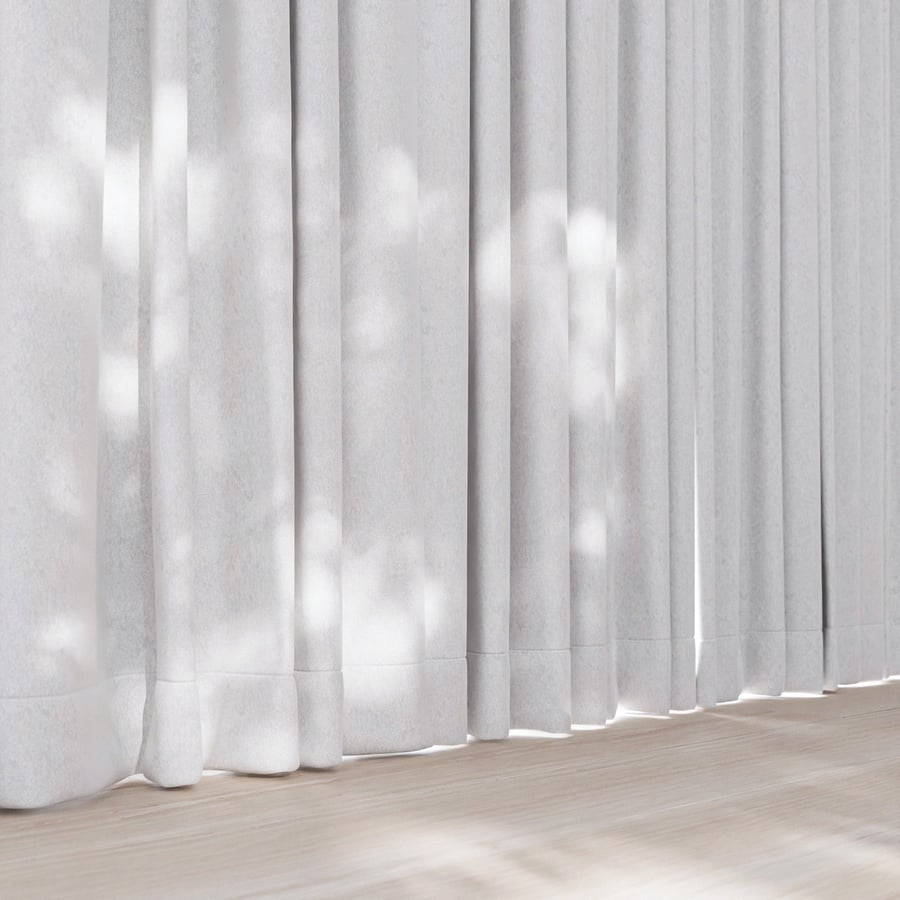Tecido Jacquard Gráfico para Cortinas, Branco