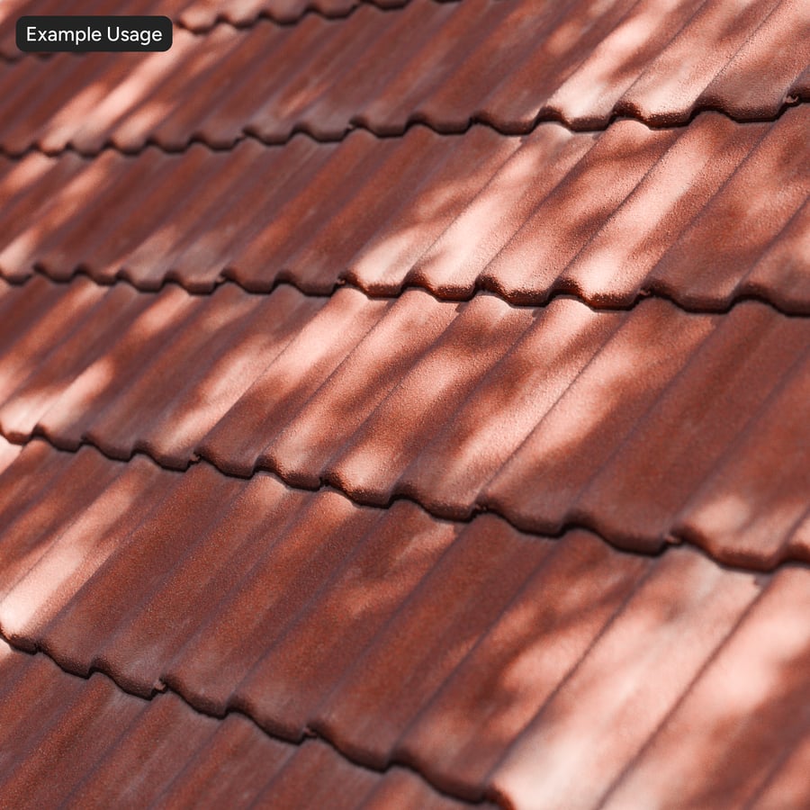 Textura de telhas de cimento suíço envelhecido, laranja