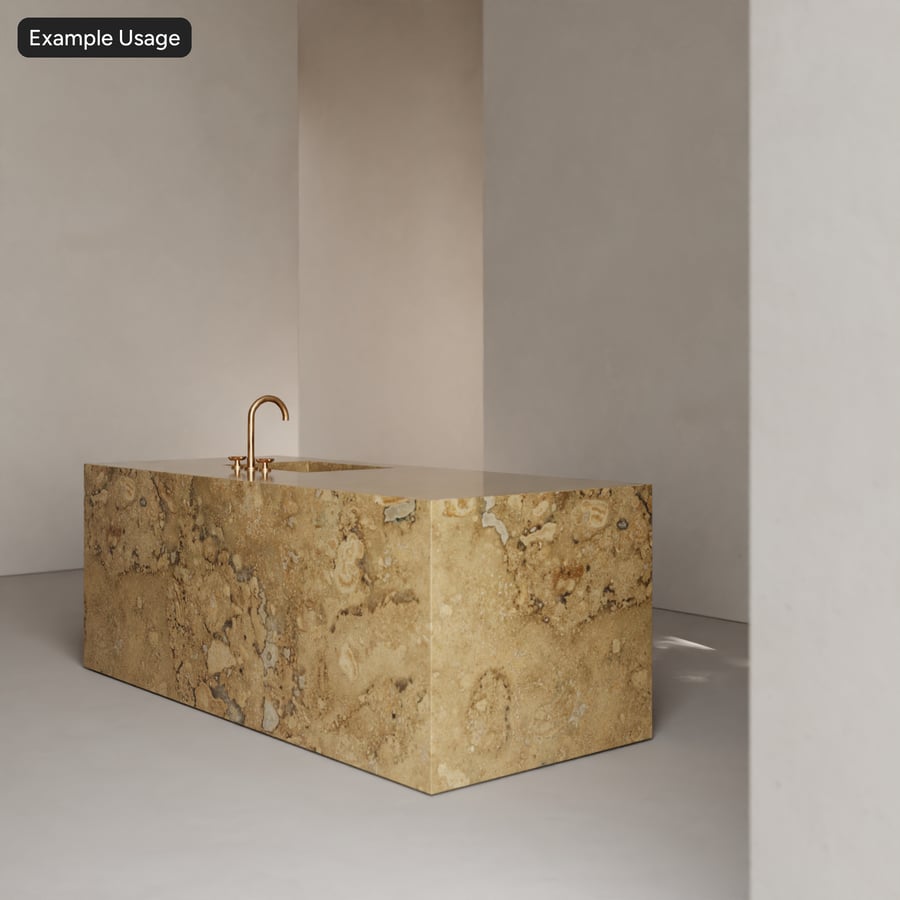 Polished Marble Stone Texture, Almond
