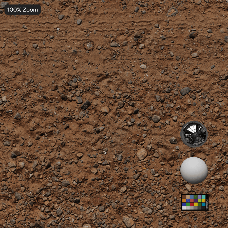 Grus på jord Textur