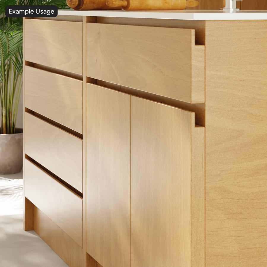 Slip Match Oak Wood Veneer Texture, Honey