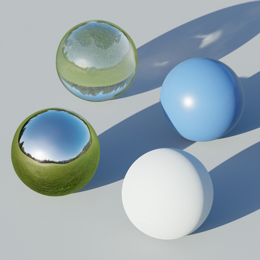 Soccer Field Clear Day Outdoor HDRI