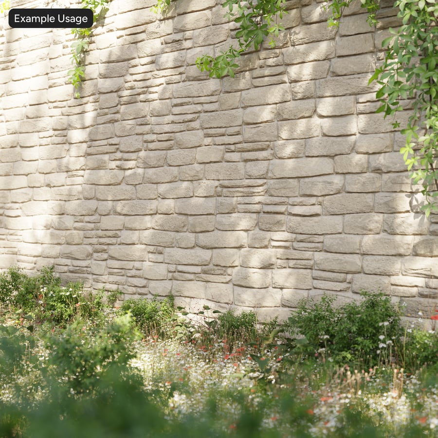 Textura de parede de pedra Ledger, cinza