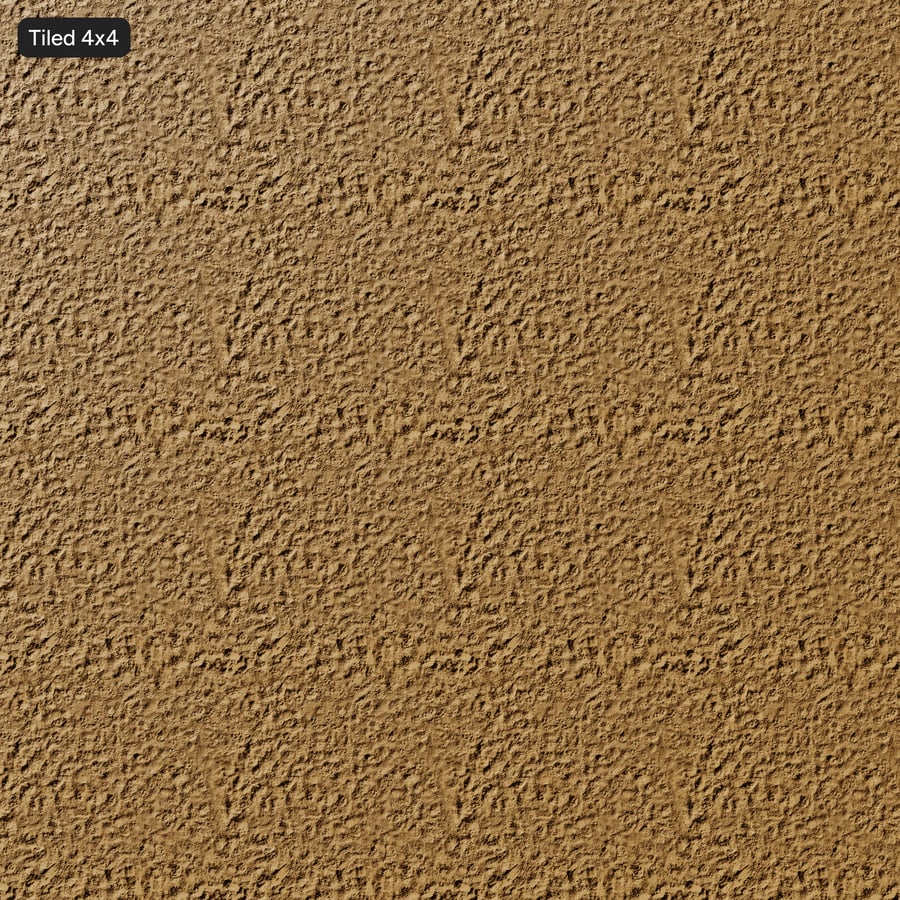 Textura de pegadas úmidas na areia, caramelo