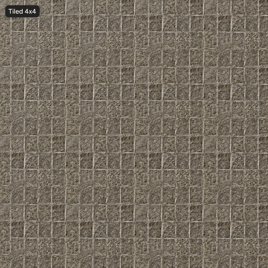 Weathered Stone Tile Sidewalk Texture