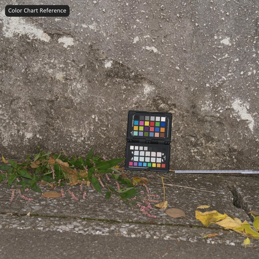 Texture murale en béton d'agrégats vieillis