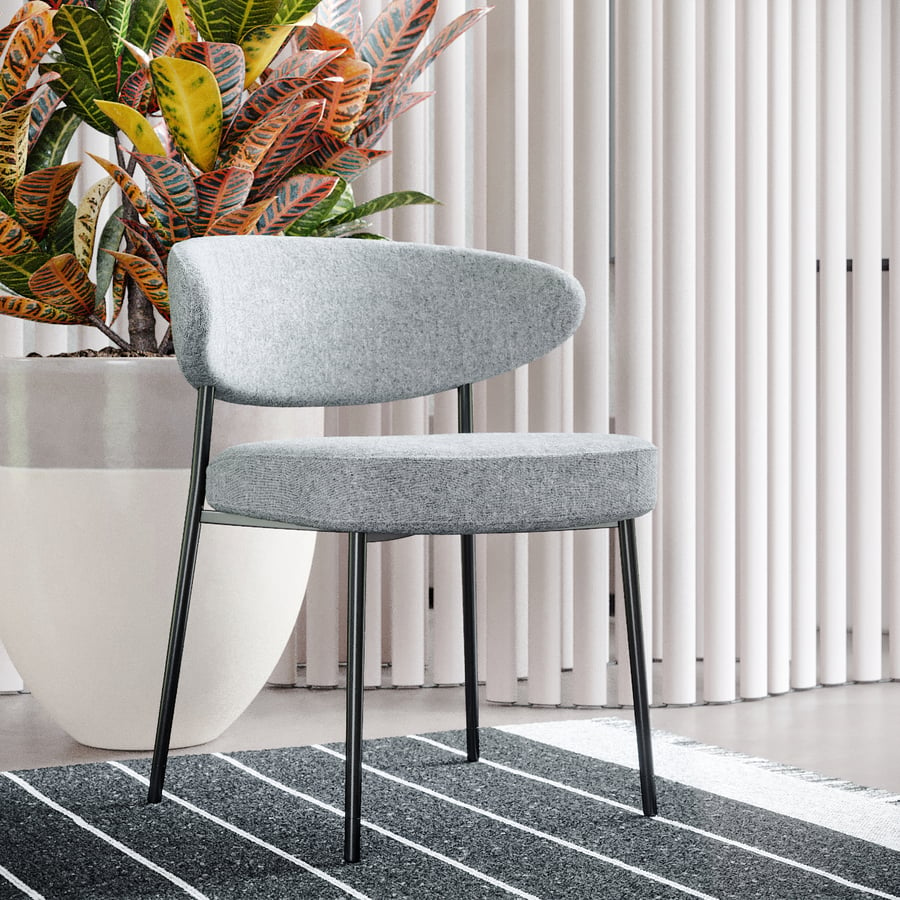 Replica Minotti Expect Chair Model, Grey