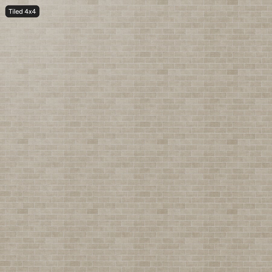 Scored Running Concrete Block Wall Texture, Beige