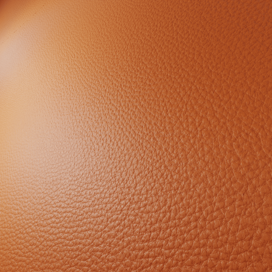Textura de tecido de couro de vaca, laranja