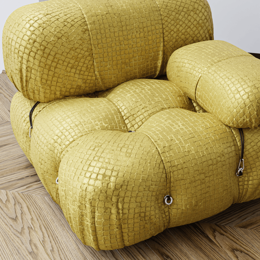 Textura de veludo, amarelo