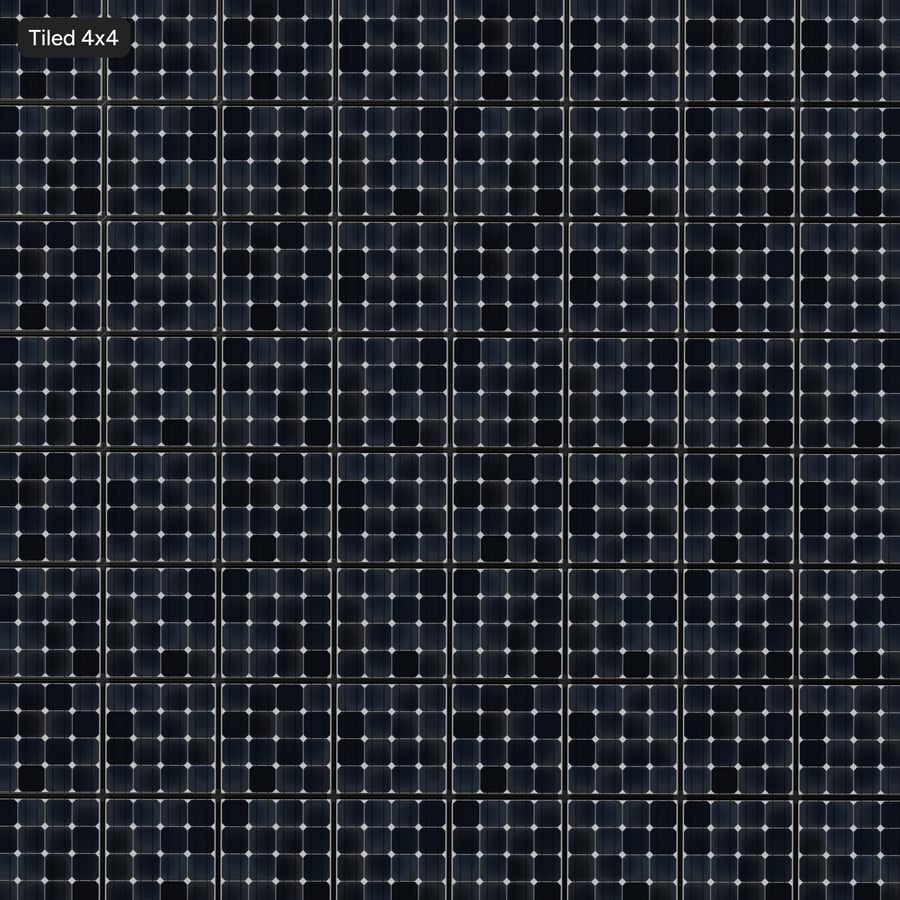 Painéis solares monocristalinos tipo C com moldura limpa Textura