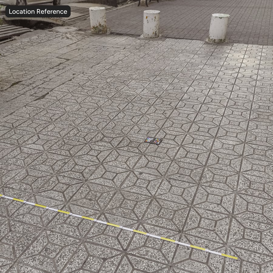 Terrazzo Siersteen Bestrating Textuur