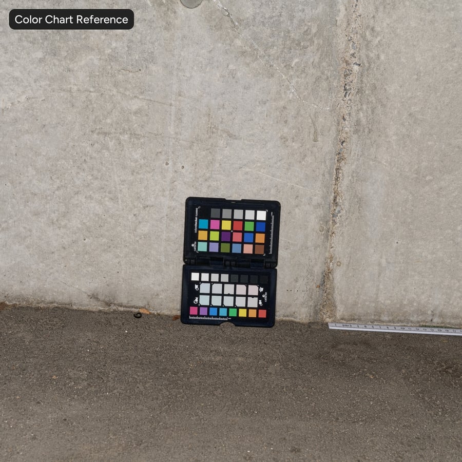 Panel with Tie Hole Concrete Wall Texture