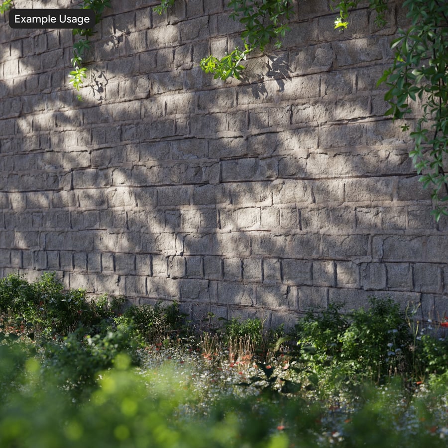 Weathered Adobe Mud Brick Wall Texture, Dusty Tan
