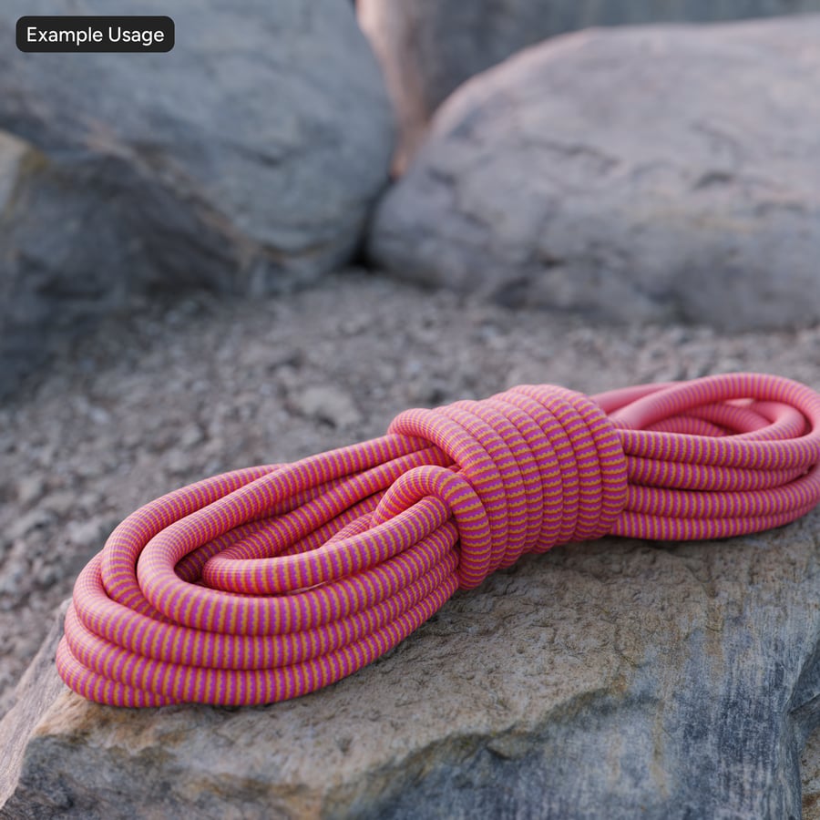 Elástico com textura de cordão tropical, rosa
