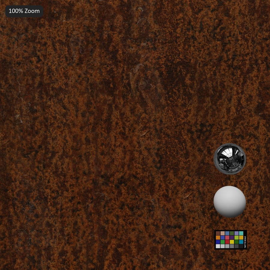 Textura de metal mate fortemente enferrujado