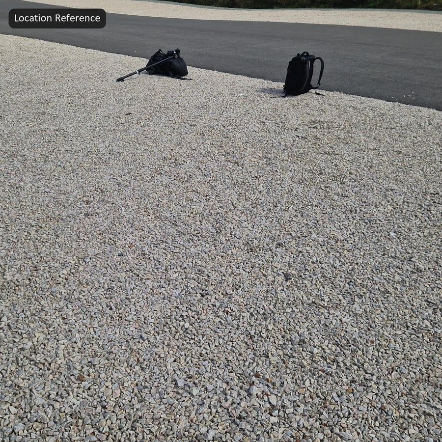 Compacte, fragmentarische grindstructuur