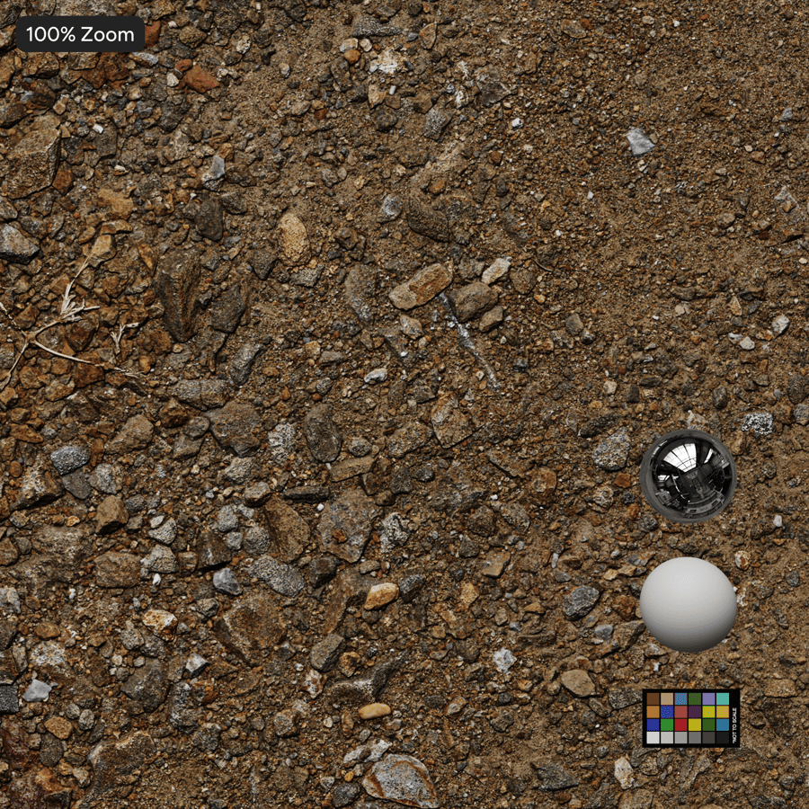 Gravel on Dirt Texture