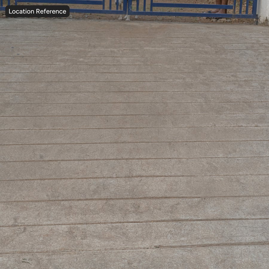 Grooved Concrete Sidewalk Texture, Tan