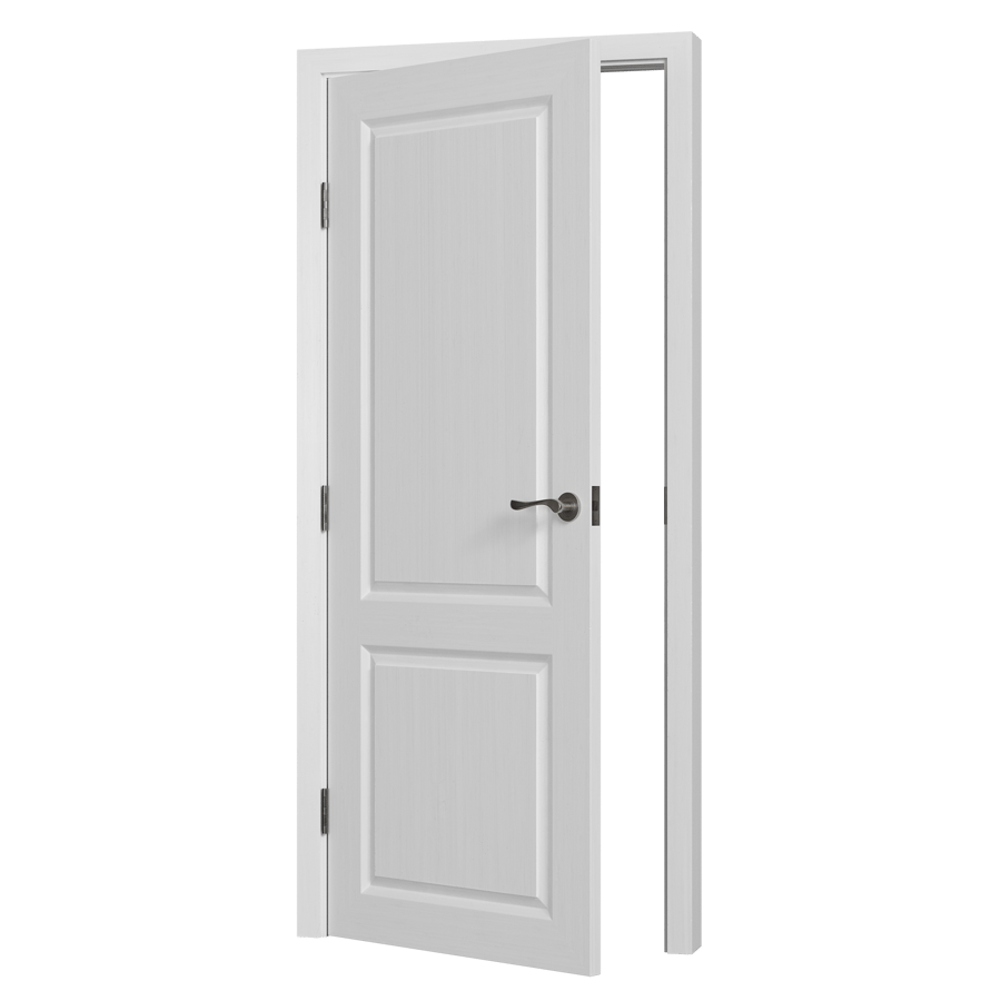 Interior Wooden Door Model, White