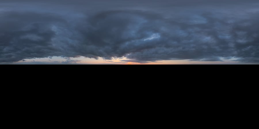 Bulutlu Gün Batımı Gökyüzü Dış Mekan HDRI