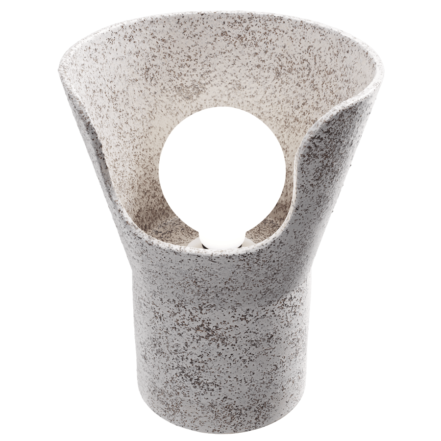 Lâmpada Eno Ceramic Xona Rock, Branca