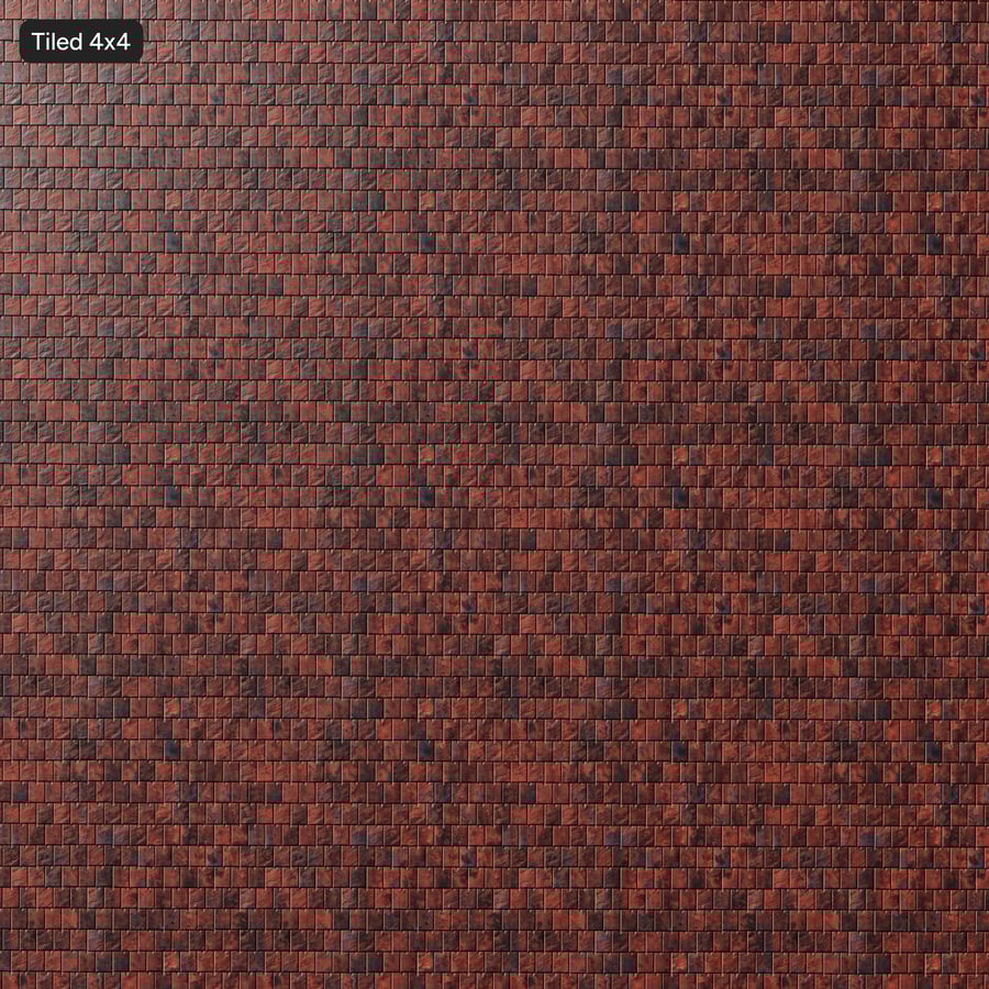 Textura de telhas finas de barro texturizadas, vermelho