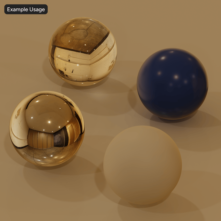 HDRI de interior de sala de serviço sem janelas, tungsténio quente