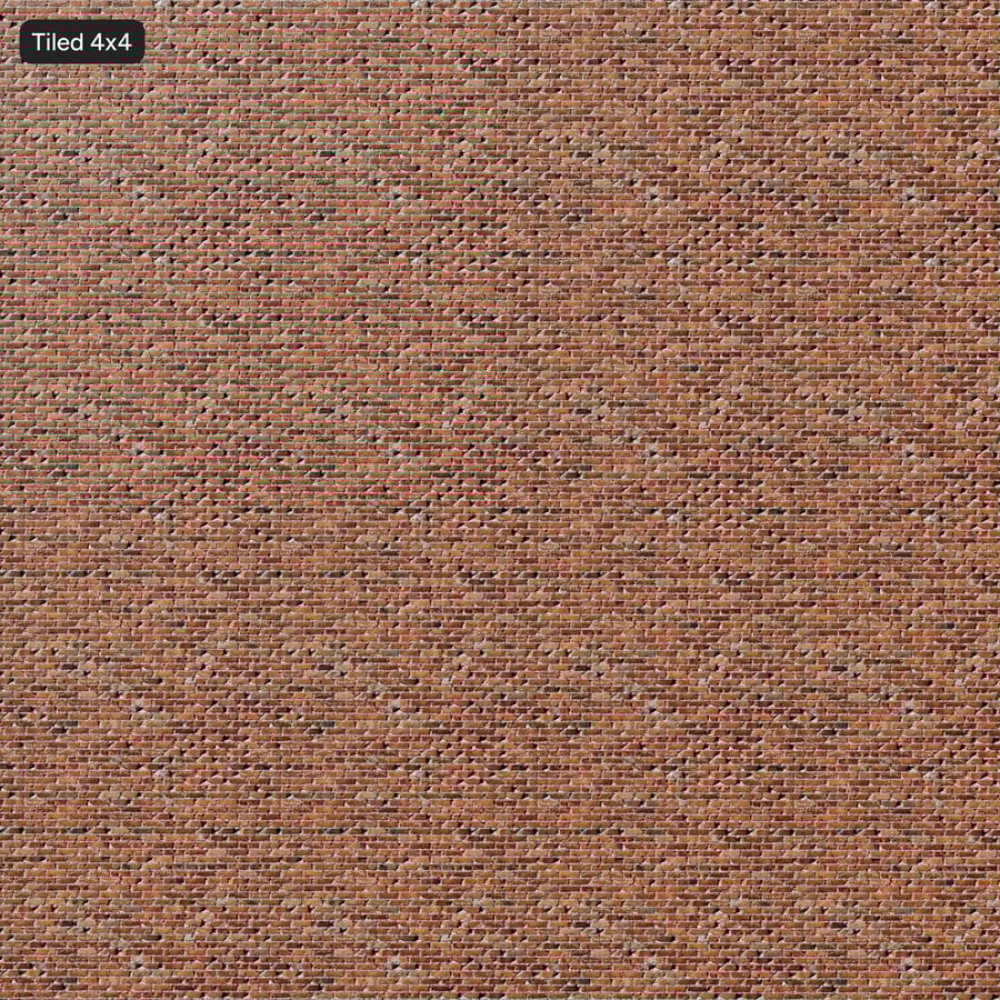 Old Reclaimed Running Bond Brick Wall Texture