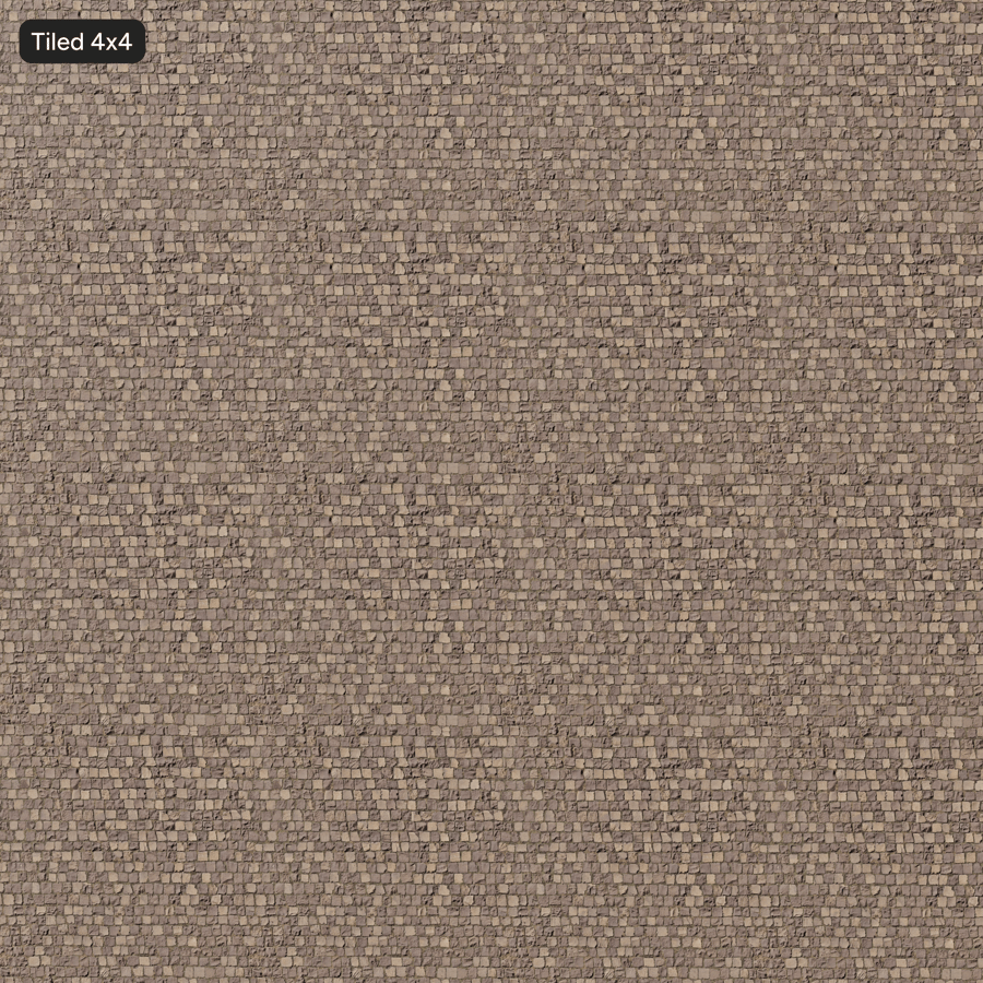 Grass on Cobblestone Paver Texture