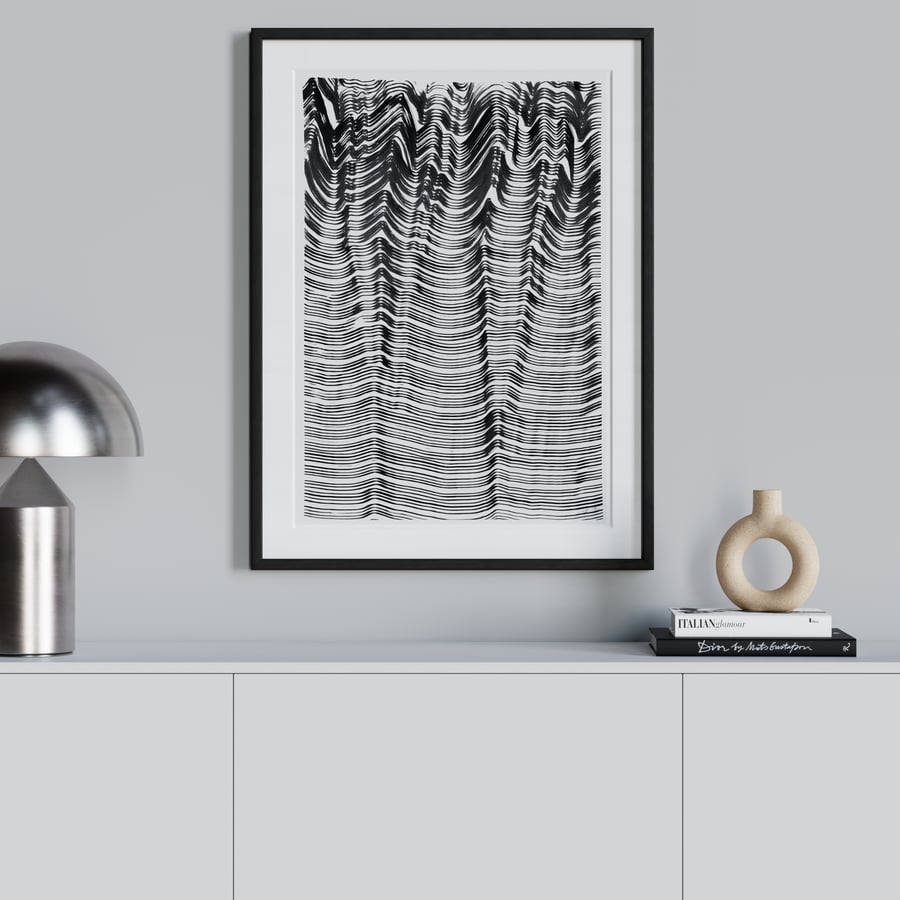 Drawing No. 341 Abstract Wall Art Model