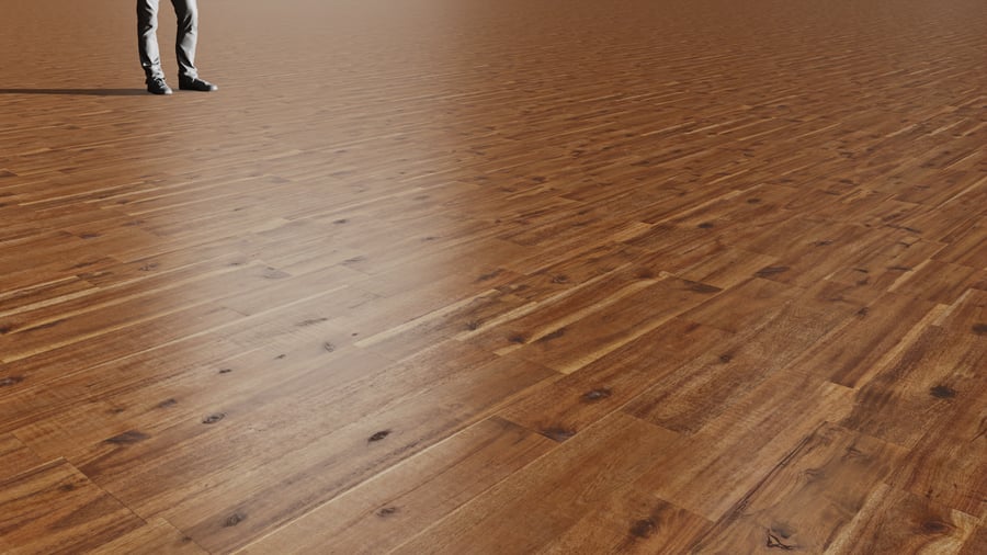 Knotted Natural Wood Flooring Texture, Brown