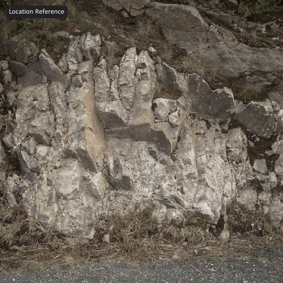 Τσακισμένος βράχος βράχου Υφή