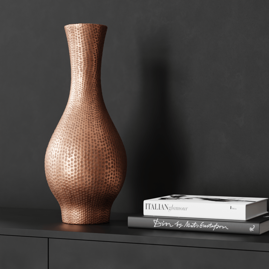 Matte Hammered Copper Texture