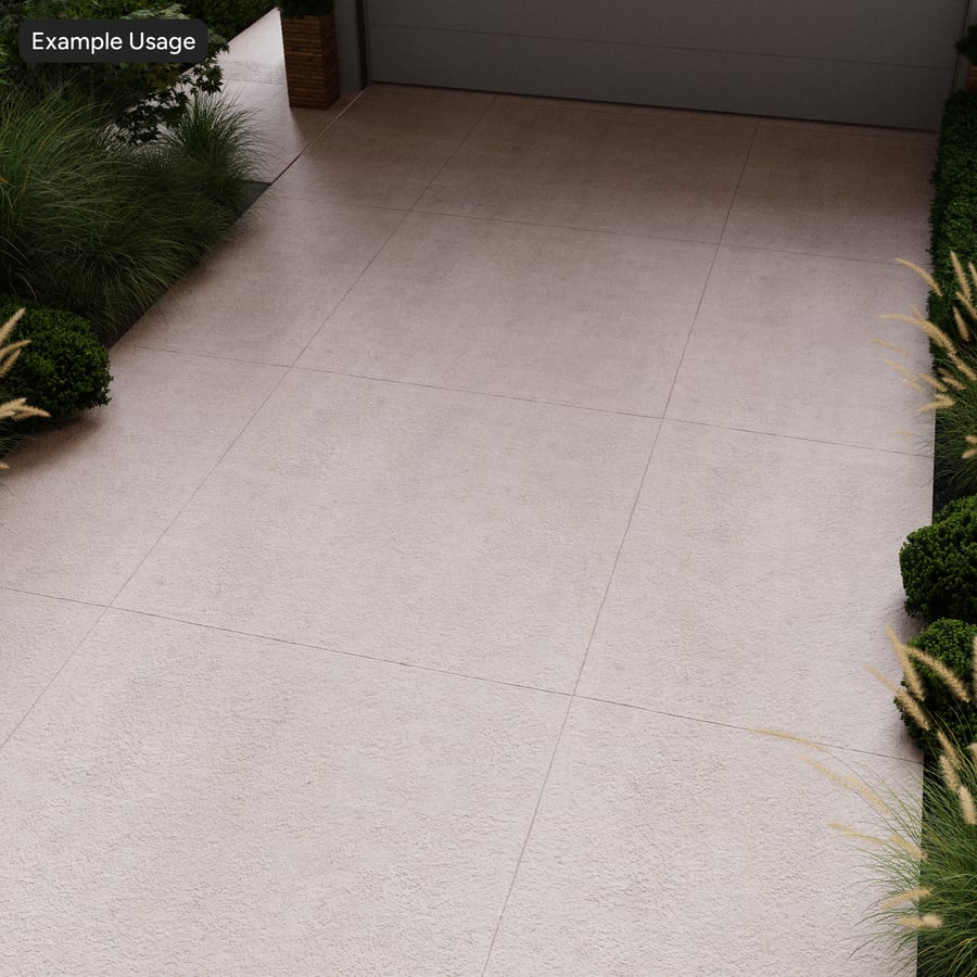 Eroded Matte Concrete Ground Texture, Beige