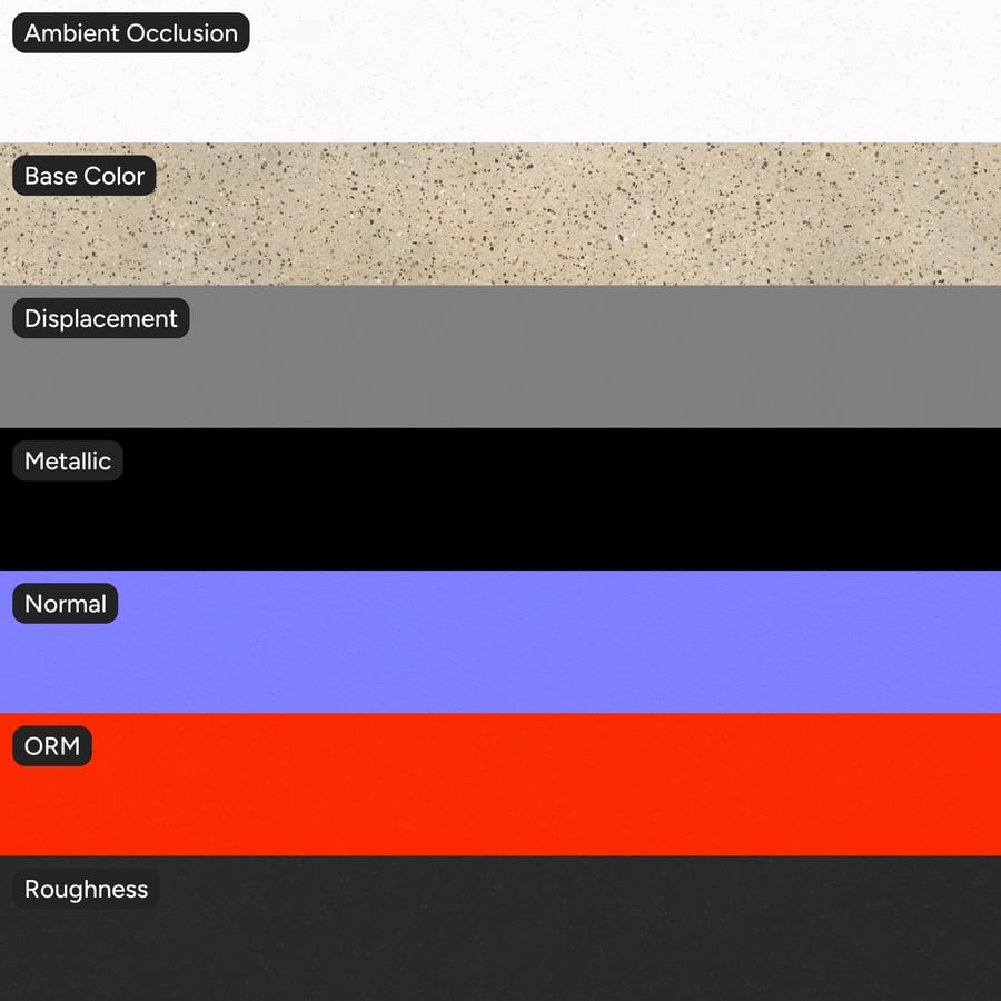 Terrazzo mázas kerámia kerámia textúra, bézs színű