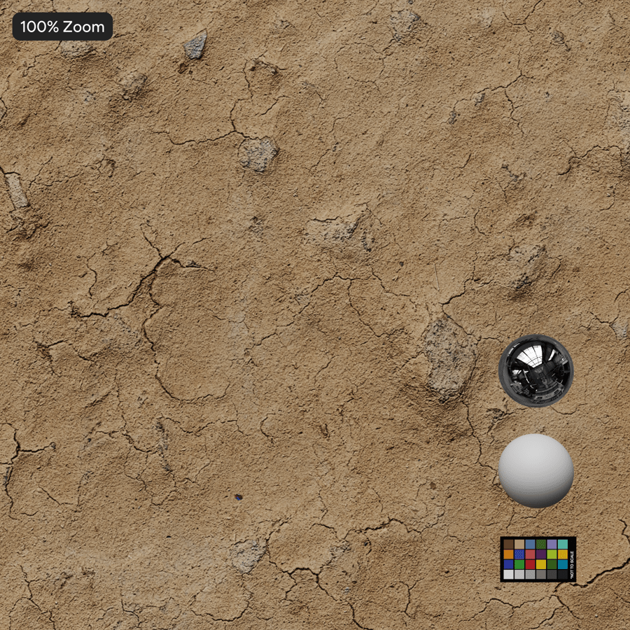Dry Cracked Ground Texture