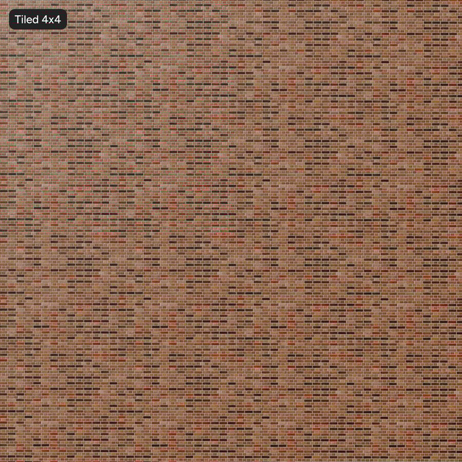 Sandfaced English Bond Brick Wall Texture, flerfärgad
