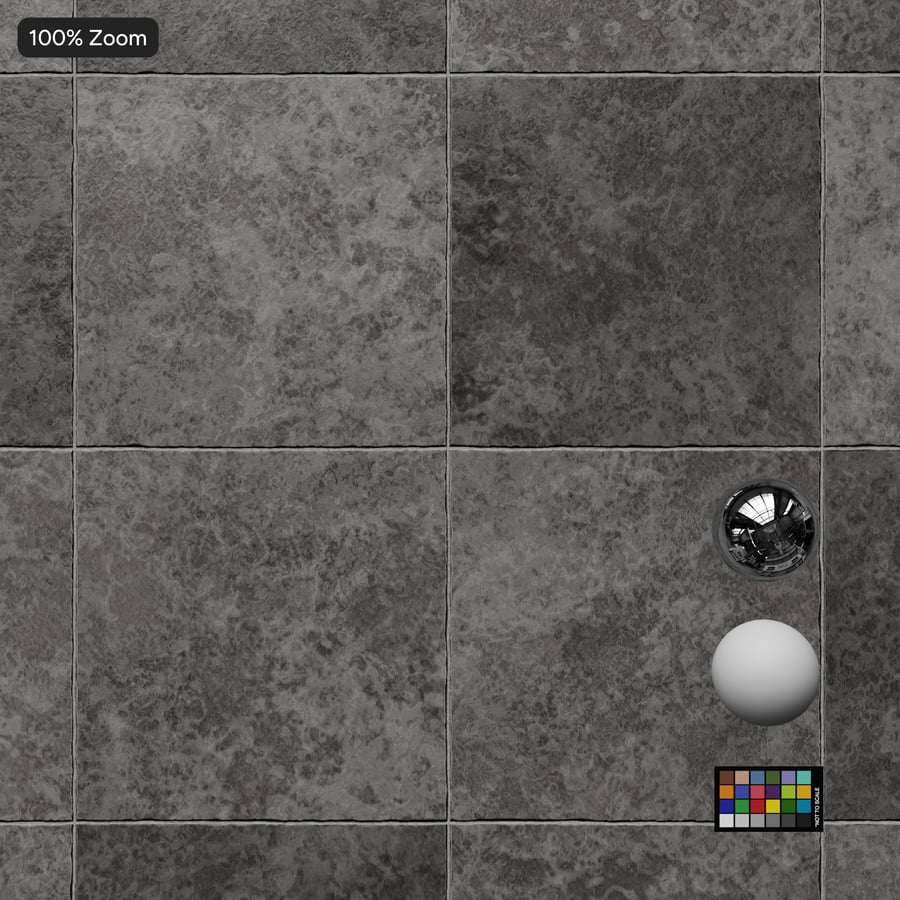 Piastrella quadrata in ceramica opaca, grigio nebbia